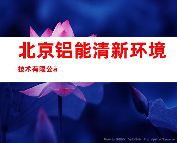 北京铝能清新环境技术有限公司固原分公司